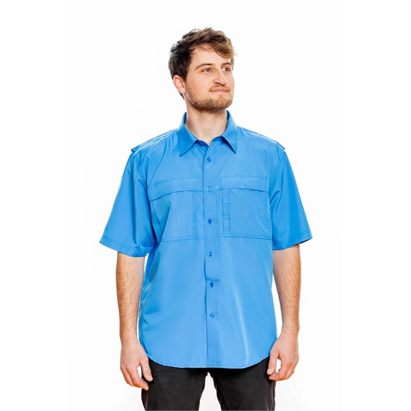 Men's Pescador Polyester Fishing Shirt-Short Sleeves - Men's Pescador Polyester Fishing Shirt-Short Sleeves - Image 0 of 20