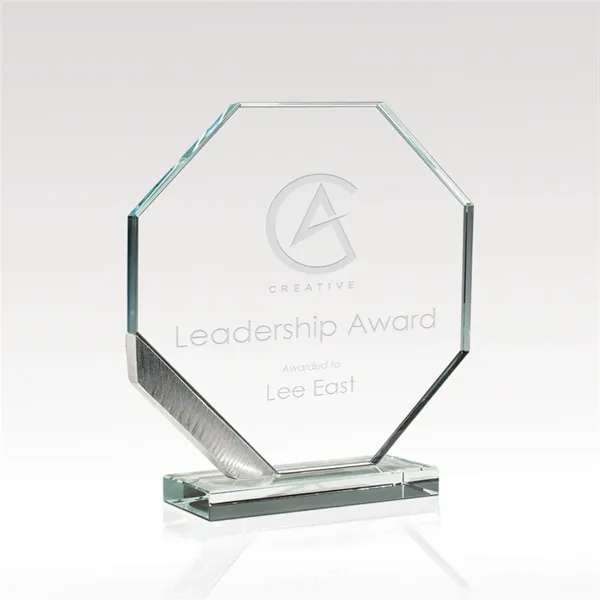 Octennial Starphire Glass Octagon Award - Octennial Starphire Glass Octagon Award - Image 1 of 1