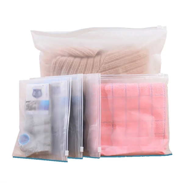 Custom Frosted Clothing Zip Bag - Custom Frosted Clothing Zip Bag - Image 3 of 8