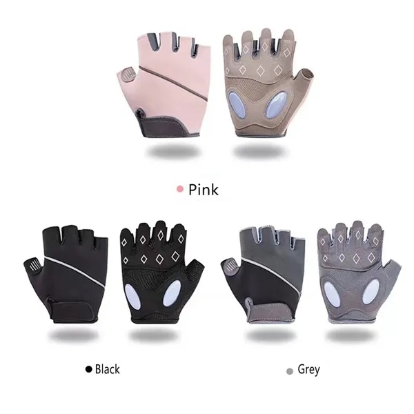 Half Finger Fitness Gloves - Half Finger Fitness Gloves - Image 1 of 5