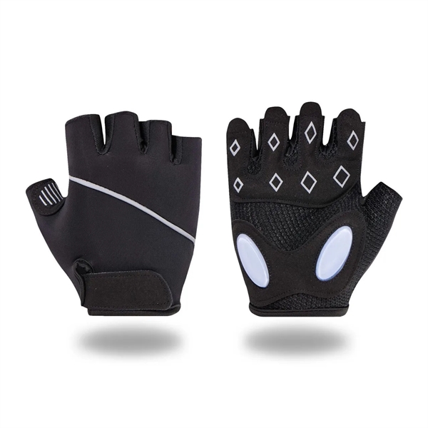 Half Finger Fitness Gloves - Half Finger Fitness Gloves - Image 4 of 5
