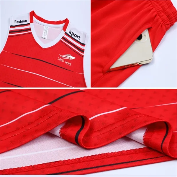 Quickdry Customfit Poly-Fiber Sleeveless Volleyball Kits - Quickdry Customfit Poly-Fiber Sleeveless Volleyball Kits - Image 1 of 1