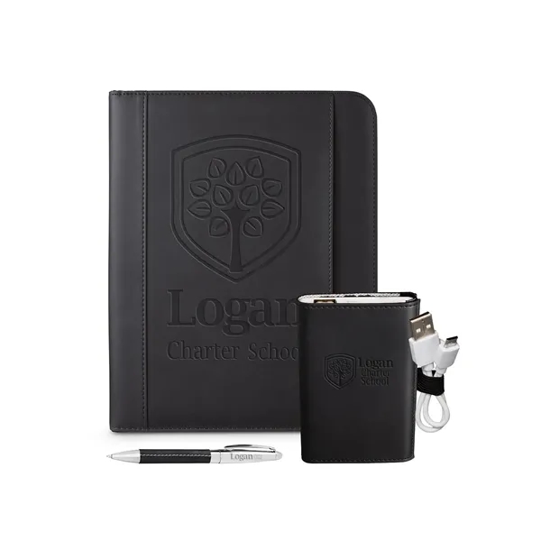 Leeman Tuscany™ Mobile Portfolio Power Bank And Pen Set - Leeman Tuscany™ Mobile Portfolio Power Bank And Pen Set - Image 3 of 8