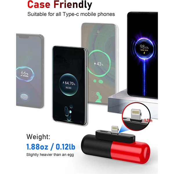 Capsule Mini Portable Power Bank - Capsule Mini Portable Power Bank - Image 2 of 4