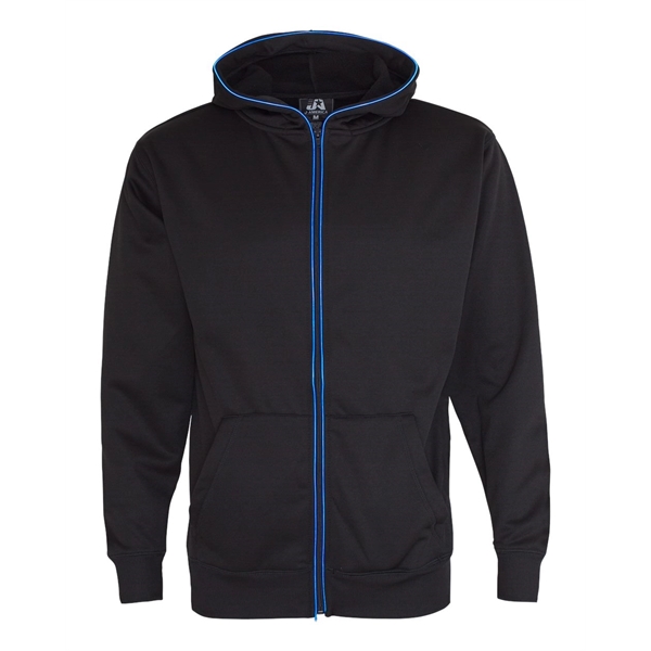 J. America Glow Full-Zip Hooded Sweatshirt - J. America Glow Full-Zip Hooded Sweatshirt - Image 0 of 15