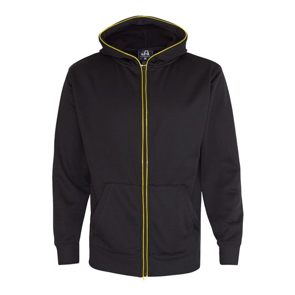 J. America Glow Full-Zip Hooded Sweatshirt - J. America Glow Full-Zip Hooded Sweatshirt - Image 8 of 15