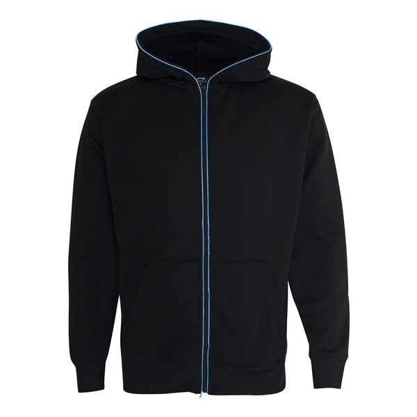 J. America Glow Full-Zip Hooded Sweatshirt - J. America Glow Full-Zip Hooded Sweatshirt - Image 9 of 15