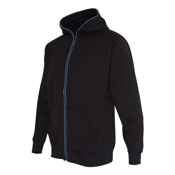 J. America Glow Full-Zip Hooded Sweatshirt - J. America Glow Full-Zip Hooded Sweatshirt - Image 10 of 15