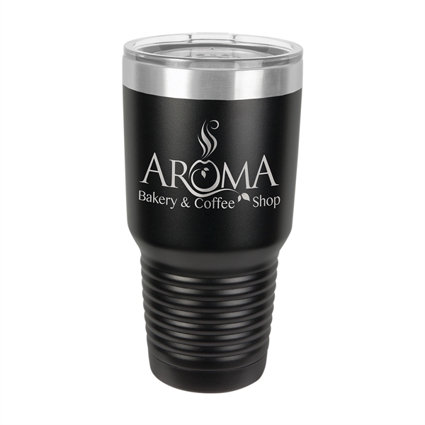 Polar Camel Stainless Steel 30 oz Ringed Tumbler - Polar Camel Stainless Steel 30 oz Ringed Tumbler - Image 20 of 35