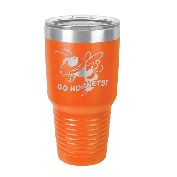 Polar Camel Stainless Steel 30 oz Ringed Tumbler - Polar Camel Stainless Steel 30 oz Ringed Tumbler - Image 14 of 35