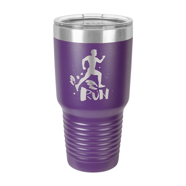 Polar Camel Stainless Steel 30 oz Ringed Tumbler - Polar Camel Stainless Steel 30 oz Ringed Tumbler - Image 24 of 35