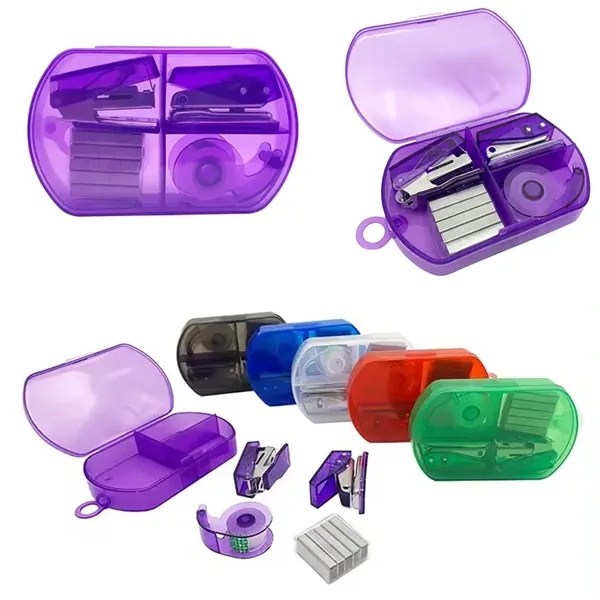 Portable Mini 4 in 1 Stationery Kit - Portable Mini 4 in 1 Stationery Kit - Image 1 of 4