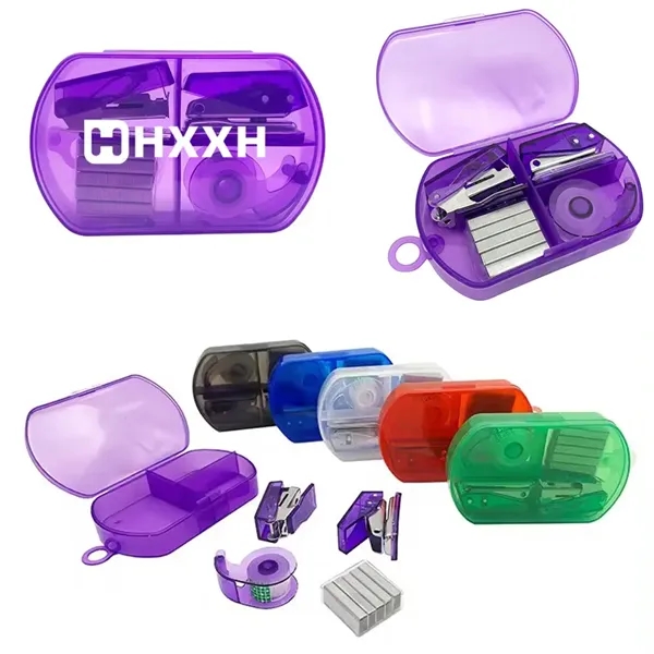Portable Mini 4 in 1 Stationery Kit - Portable Mini 4 in 1 Stationery Kit - Image 0 of 4