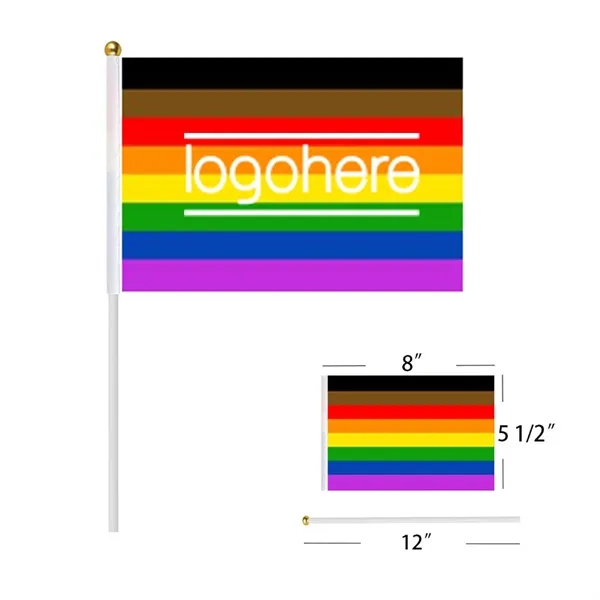 Small LGBTQ Handheld Flags - Small LGBTQ Handheld Flags - Image 0 of 1
