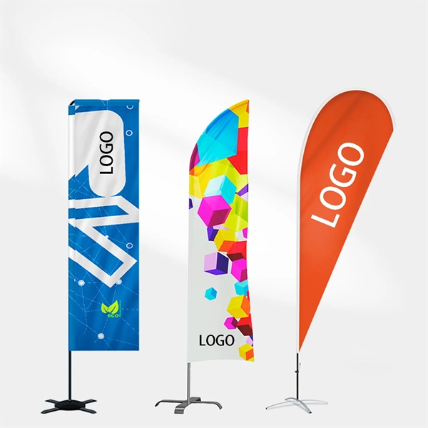 Advertising the outdoor waterflood base beach flag - Advertising the outdoor waterflood base beach flag - Image 1 of 5