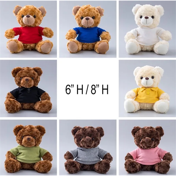 6" Mini Plush Teddy Bear - 6" Mini Plush Teddy Bear - Image 0 of 3