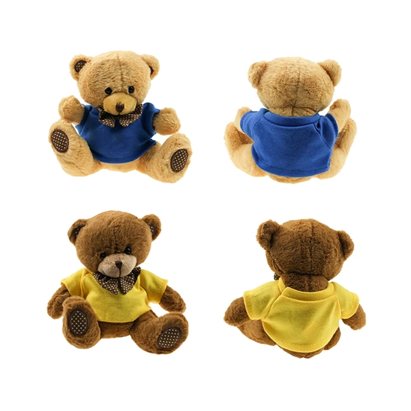 6" Mini Plush Teddy Bear - 6" Mini Plush Teddy Bear - Image 3 of 3