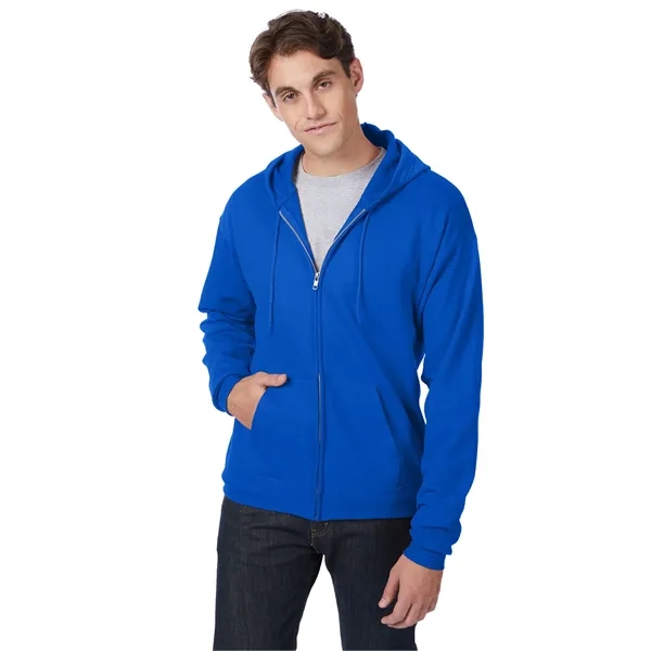 Hanes Adult EcoSmart® Full-Zip Hooded Sweatshirt - Hanes Adult EcoSmart® Full-Zip Hooded Sweatshirt - Image 46 of 53