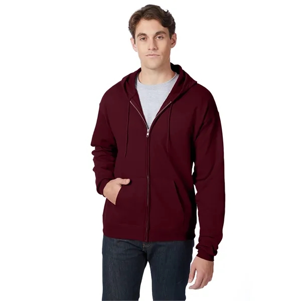 Hanes Adult EcoSmart® Full-Zip Hooded Sweatshirt - Hanes Adult EcoSmart® Full-Zip Hooded Sweatshirt - Image 49 of 53