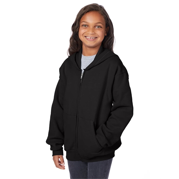 Hanes Youth EcoSmart® Full-Zip Hooded Sweatshirt - Hanes Youth EcoSmart® Full-Zip Hooded Sweatshirt - Image 53 of 55