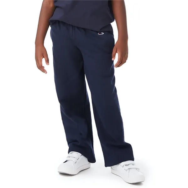 Champion Youth Powerblend® Open-Bottom Fleece Pant with P... - Champion Youth Powerblend® Open-Bottom Fleece Pant with P... - Image 14 of 21