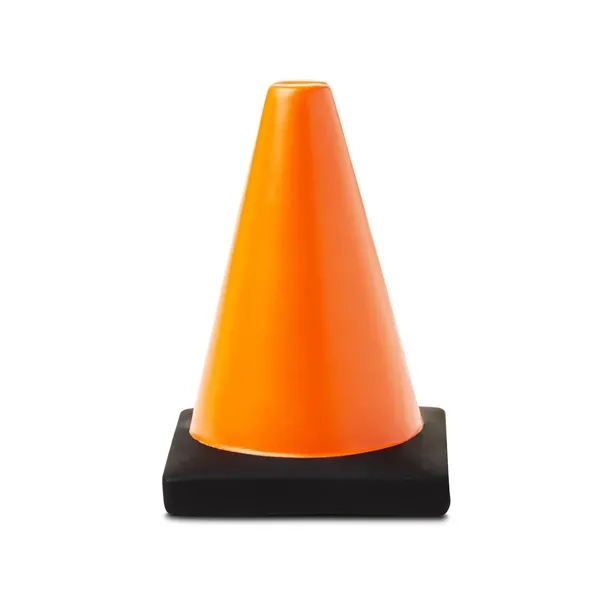 Construction Traffic Cone Shape Stress Ball - Construction Traffic Cone Shape Stress Ball - Image 1 of 3