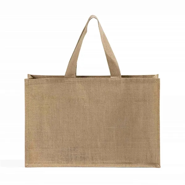 Carry All Jute Tote Bag - Carry All Jute Tote Bag - Image 8 of 8