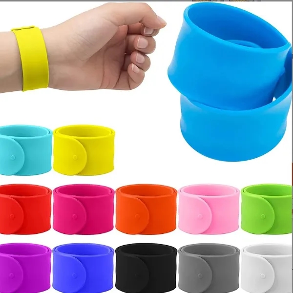 Custom Silicone Slap Bracelet - Custom Silicone Slap Bracelet - Image 2 of 5