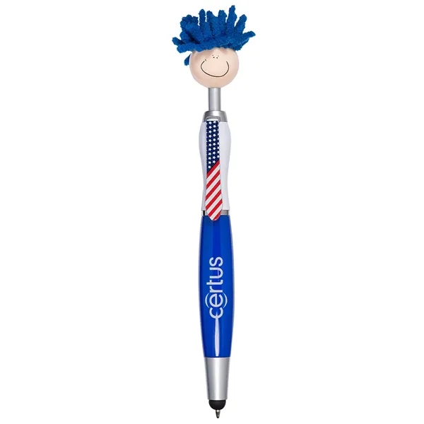 MopToppers Patriotic Screen Cleaner With Stylus Pen - MopToppers Patriotic Screen Cleaner With Stylus Pen - Image 2 of 3