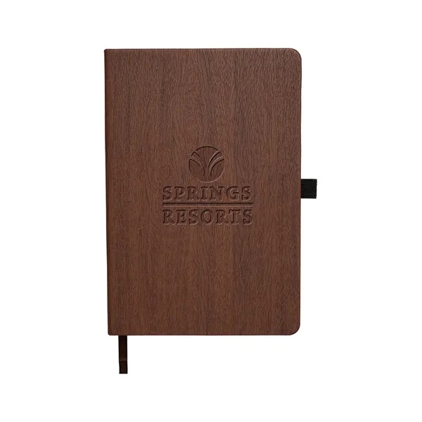 Prime Line Woodgrain Texture Journal Notebook 5.7" X 8.46" - Prime Line Woodgrain Texture Journal Notebook 5.7" X 8.46" - Image 3 of 11