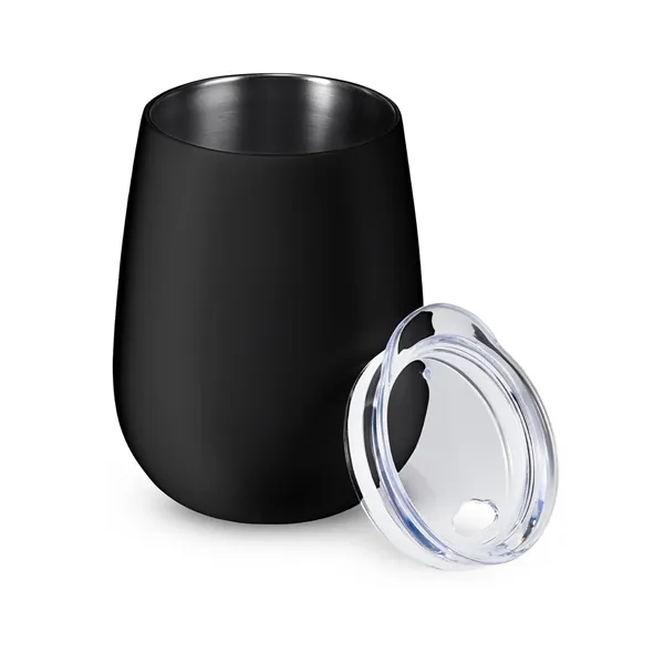 Prime Line 10oz Stemless Vacuum Wine Tumbler With Lid - Prime Line 10oz Stemless Vacuum Wine Tumbler With Lid - Image 13 of 17