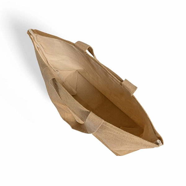 Large Versatile Jute Tote Bag - Large Versatile Jute Tote Bag - Image 5 of 13