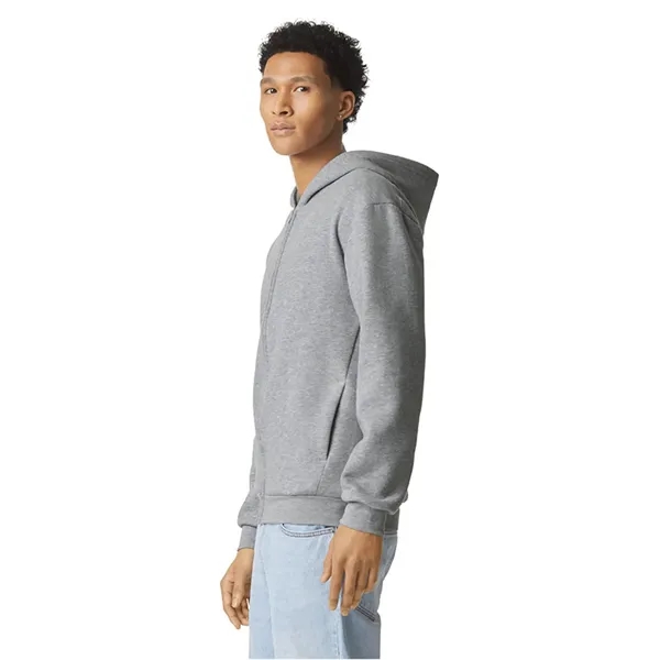 American Apparel ReFlex Fleece Unisex Full Zip Hoodie - American Apparel ReFlex Fleece Unisex Full Zip Hoodie - Image 2 of 20