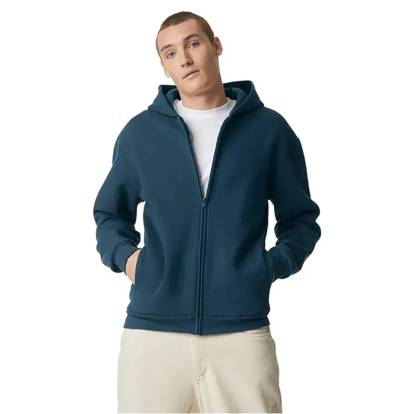 American Apparel ReFlex Fleece Unisex Full Zip Hoodie - American Apparel ReFlex Fleece Unisex Full Zip Hoodie - Image 9 of 20