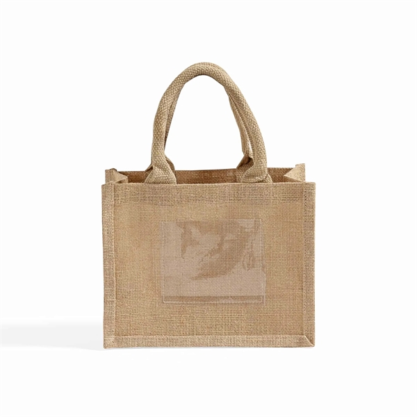 Rustic Wedding Favor Jute Bag - Rustic Wedding Favor Jute Bag - Image 2 of 12