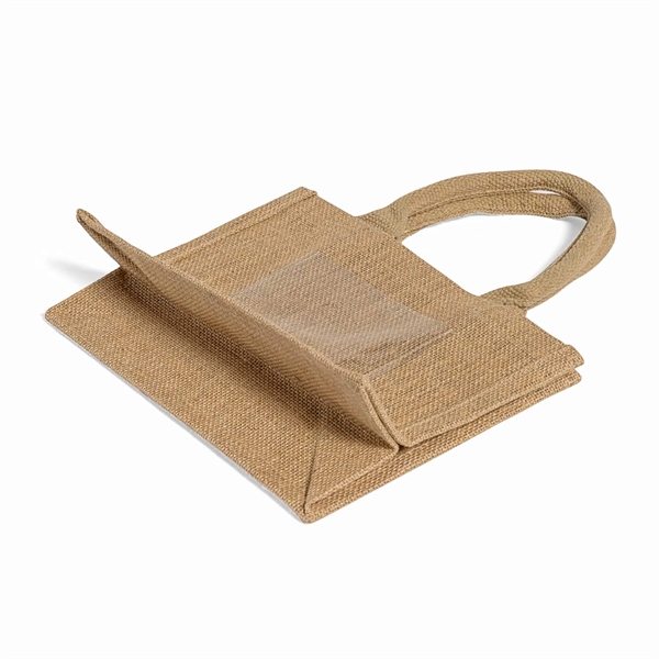 Rustic Wedding Favor Jute Bag - Rustic Wedding Favor Jute Bag - Image 3 of 12