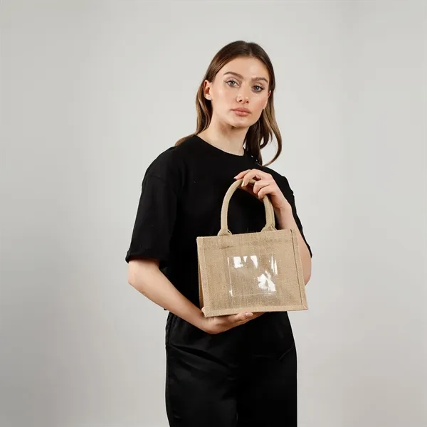 Rustic Wedding Favor Jute Bag - Rustic Wedding Favor Jute Bag - Image 11 of 12