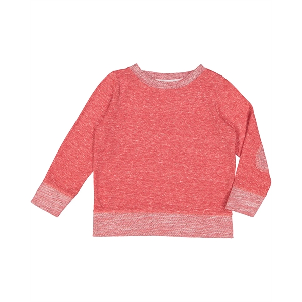 Rabbit Skins Toddler Harborside Melange French Terry Crew... - Rabbit Skins Toddler Harborside Melange French Terry Crew... - Image 17 of 27
