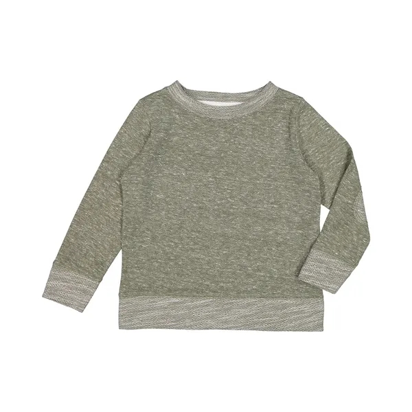 Rabbit Skins Toddler Harborside Melange French Terry Crew... - Rabbit Skins Toddler Harborside Melange French Terry Crew... - Image 15 of 27
