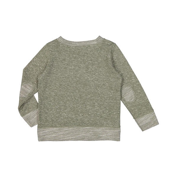 Rabbit Skins Toddler Harborside Melange French Terry Crew... - Rabbit Skins Toddler Harborside Melange French Terry Crew... - Image 16 of 27
