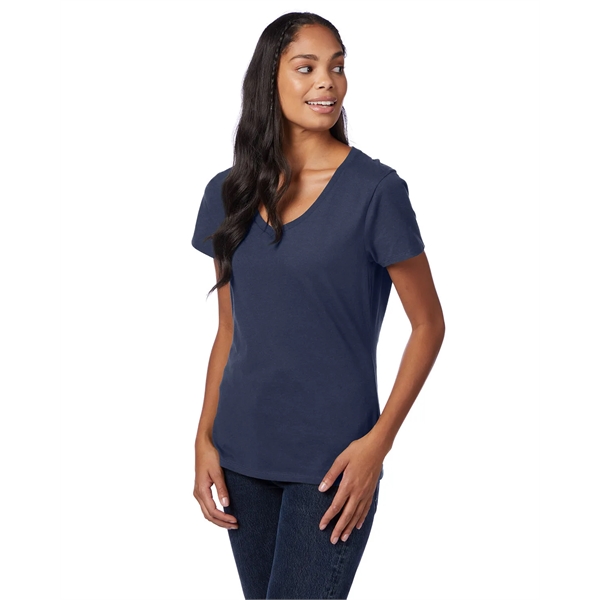 Hanes Ladies' Perfect-T V-Neck T-Shirt - Hanes Ladies' Perfect-T V-Neck T-Shirt - Image 140 of 156