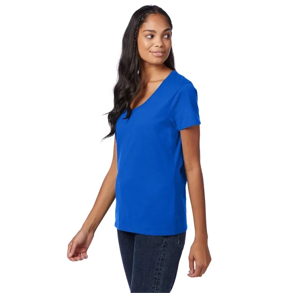 Hanes Ladies' Perfect-T V-Neck T-Shirt - Hanes Ladies' Perfect-T V-Neck T-Shirt - Image 143 of 156