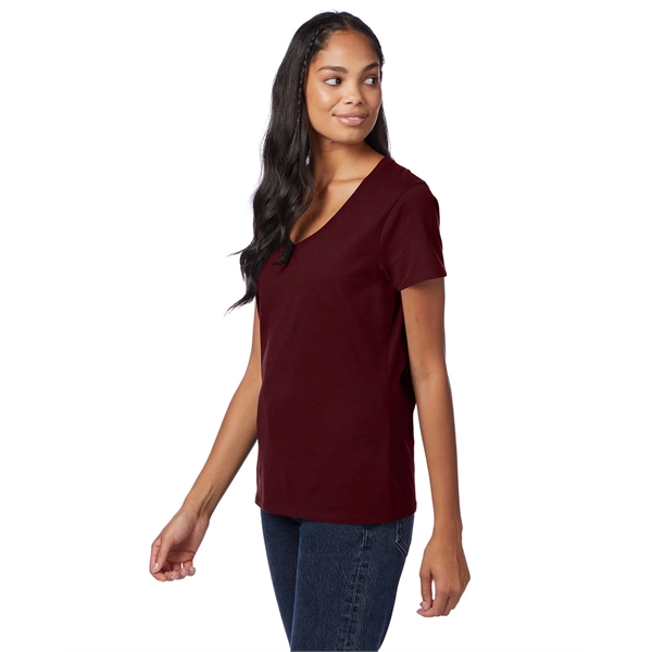 Hanes Ladies' Perfect-T V-Neck T-Shirt - Hanes Ladies' Perfect-T V-Neck T-Shirt - Image 144 of 156