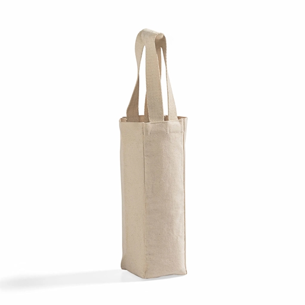 Canvas Wine Tote Bag - Canvas Wine Tote Bag - Image 2 of 7