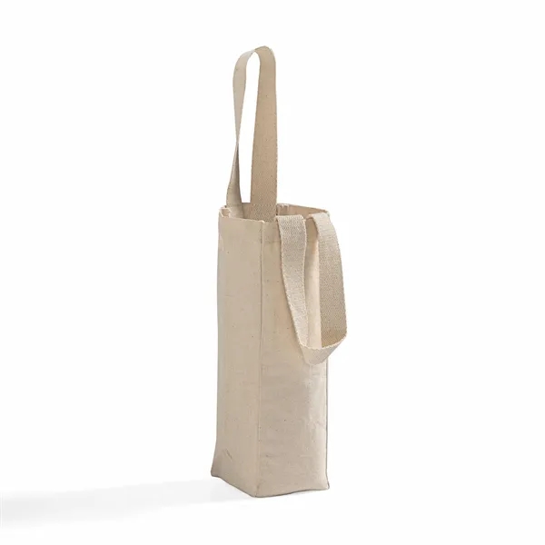 Canvas Wine Tote Bag - Canvas Wine Tote Bag - Image 3 of 7