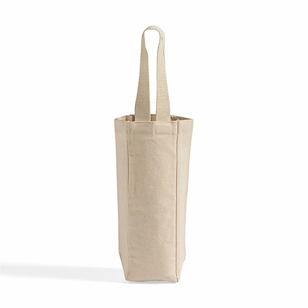 Canvas Wine Tote Bag - Canvas Wine Tote Bag - Image 7 of 7