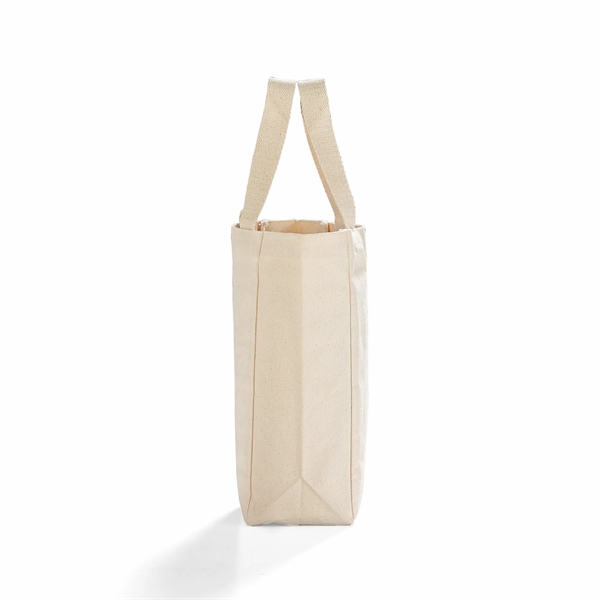 Canvas Double Wine Tote Bag - Canvas Double Wine Tote Bag - Image 2 of 10