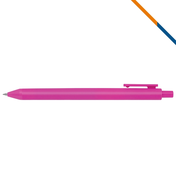 Cono Rubberized Plastic Pen - Cono Rubberized Plastic Pen - Image 4 of 7