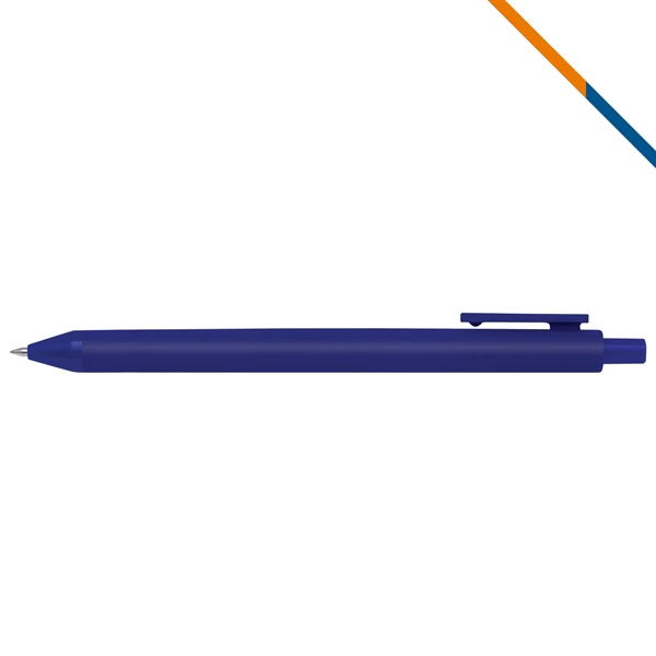 Cono Rubberized Plastic Pen - Cono Rubberized Plastic Pen - Image 7 of 7