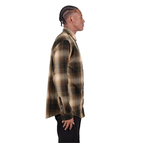 Shaka Wear Men's Plaid Flannel Overshirt - Shaka Wear Men's Plaid Flannel Overshirt - Image 2 of 14
